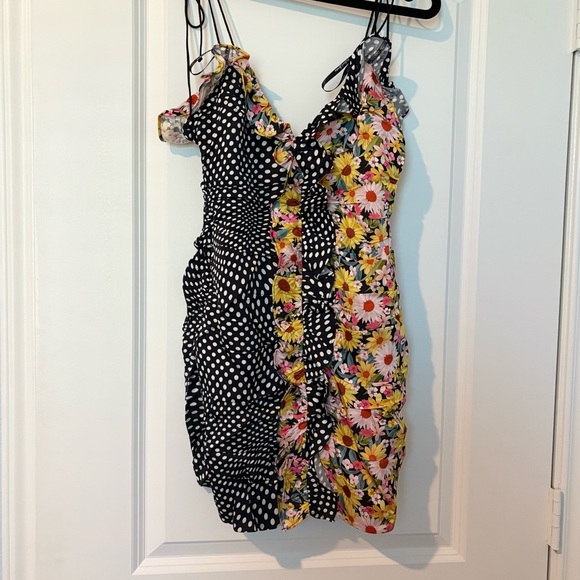 For Love & Lemons MOCHI SHIRRED MINI DRESS - Picture 3 of 8